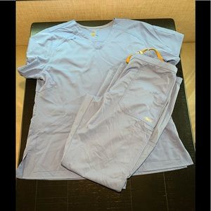 Scrub set. Light blue